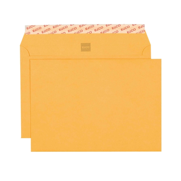 Enveloppes Elco Banque, C5, sans fenêtre, 120 g/m2, jaune