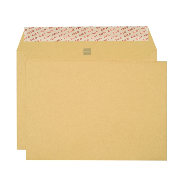 Enveloppes Elco Kraft, B4, sans fenêtre, 120 gm2, brun