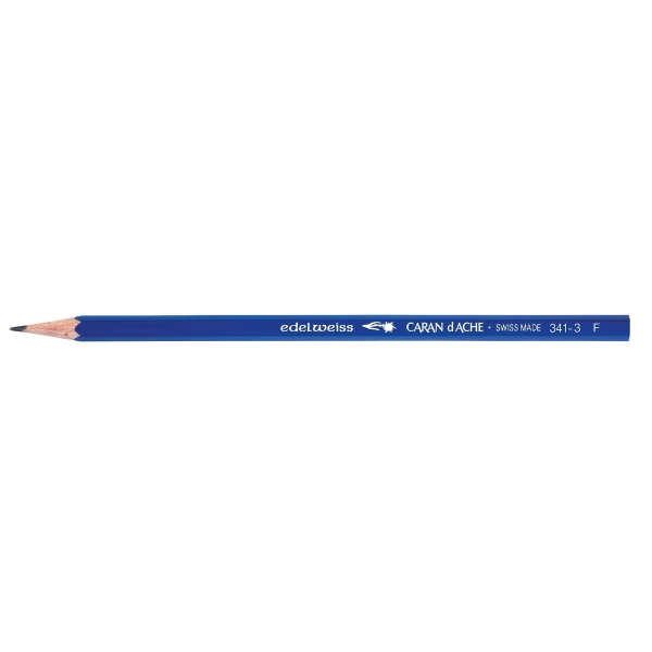 Bleistift Caran d'Ache 341-3, F, dunkelblau, Packung à 12 Stück