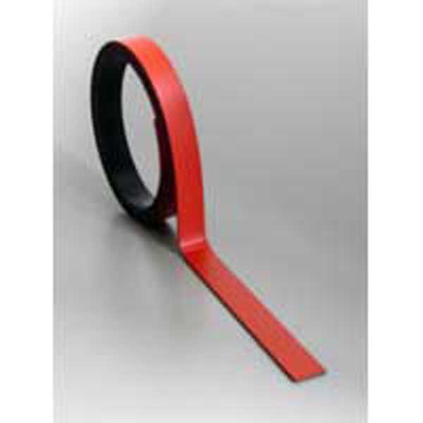 MAGNETIC TAPE BOOFFICE 10X1'000 MM, RED