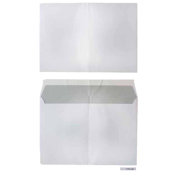 Enveloppes, C4, sans fenêtre, 120 g/m2, blanc