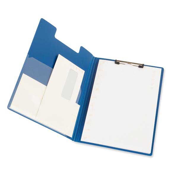 Foldover Clipboard PP 24x33 cm blue with flap