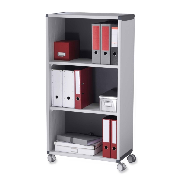 CARRELLO LIBRERIA PAPERFLOW L65,1 X P33 X H124,6 CM