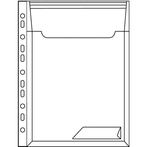 Organisations Zeigbuchtaschen Leitz Combi File Maxi A4 transparent, Pk. à 3 Stk.