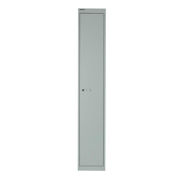 Garderobenschrank Bisley CLK181H3-845, 30,5x45,7x180,2 cm (BxTxH), grau