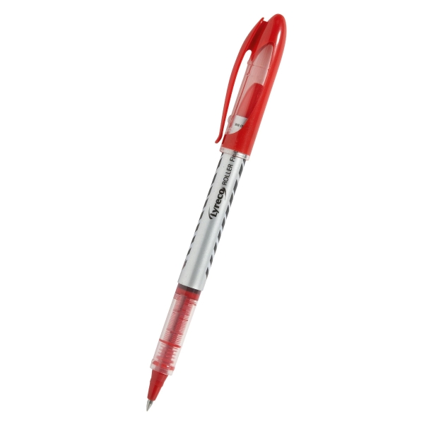 Lyreco Liquid roller with metal tip 0,3mm red