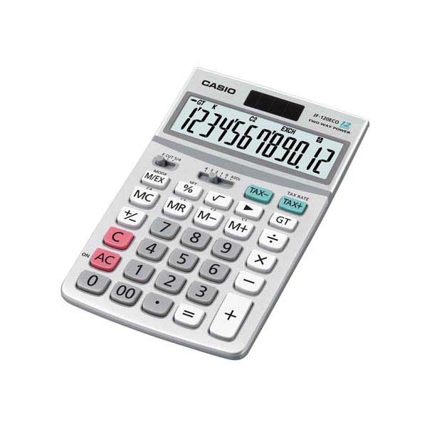 CASIO JF-120 ECO  CALCULATOR 12 DIGITS