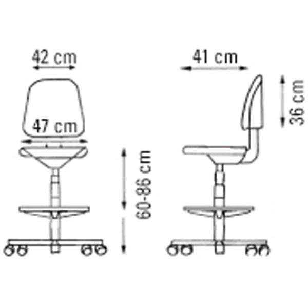 INTERSTUHL FABRIC DRAUGHTMANN'S CHAIR BLACK