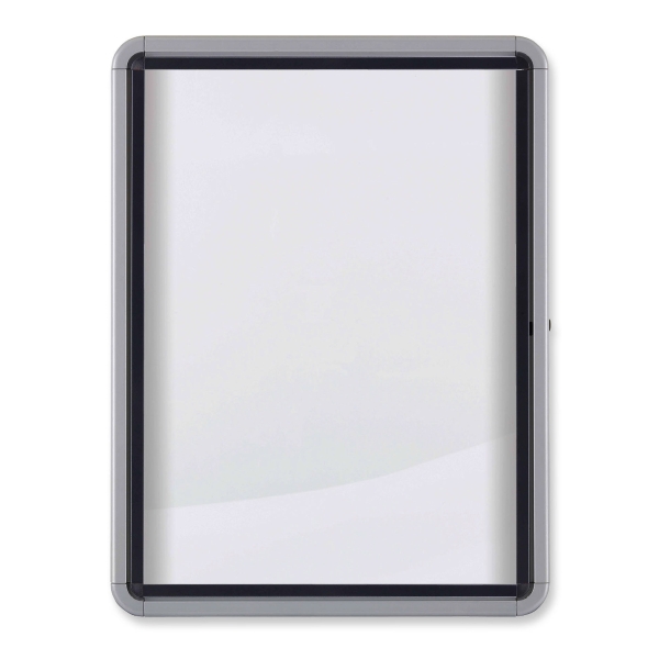 NOBO EXTERNAL GLAZED CASE 9 X A4 1000 X 750 X 45MM WITH METAL BACKING