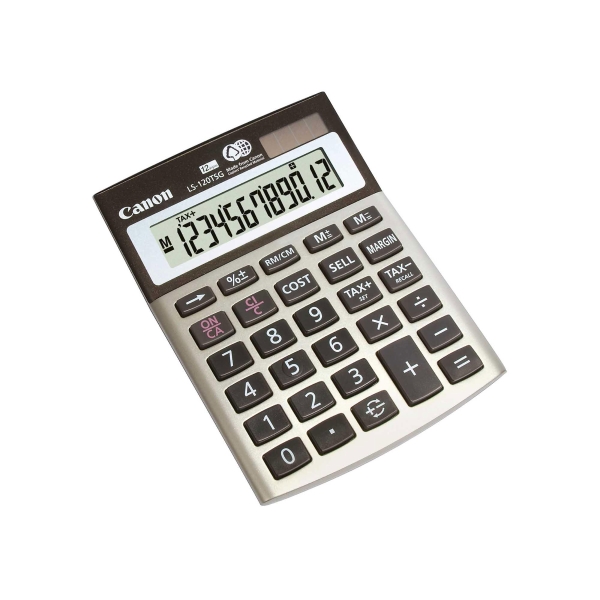 CALCULATRICE ECOLOGIQUE CANON LS-120TSG 12 CHIFFRES