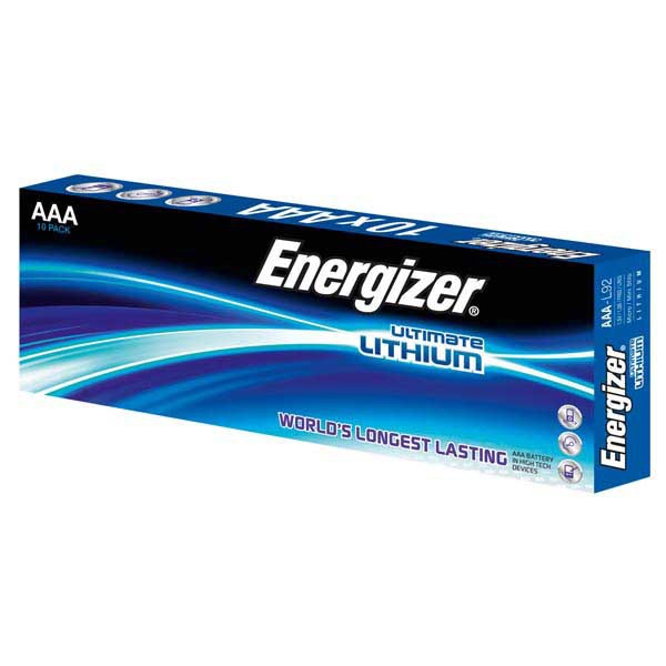 PACK DE 10 PILES L92/AAA 1.5V ENERGIZER ULTIMATE LITHIUM 634353