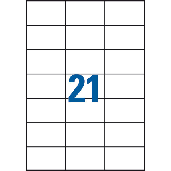 Etichette Zweckform 3652-200 70x42,3 mm, conf da 4200 pz.