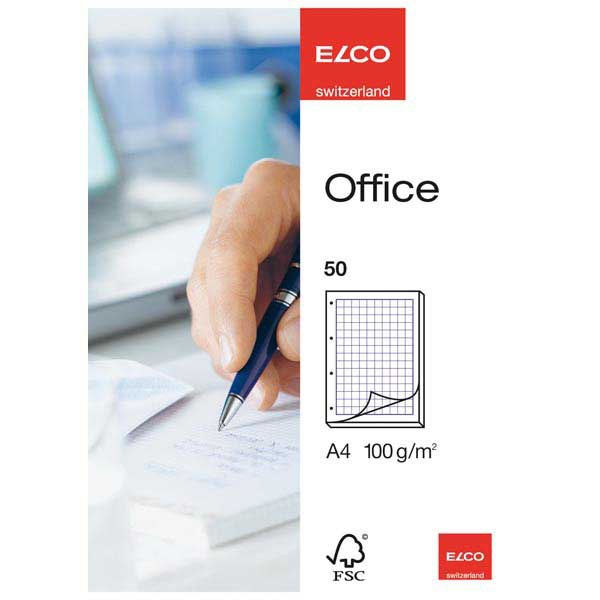 OFFICE PAD A4 4PUN HOLES 4MM 100GSM 50SH