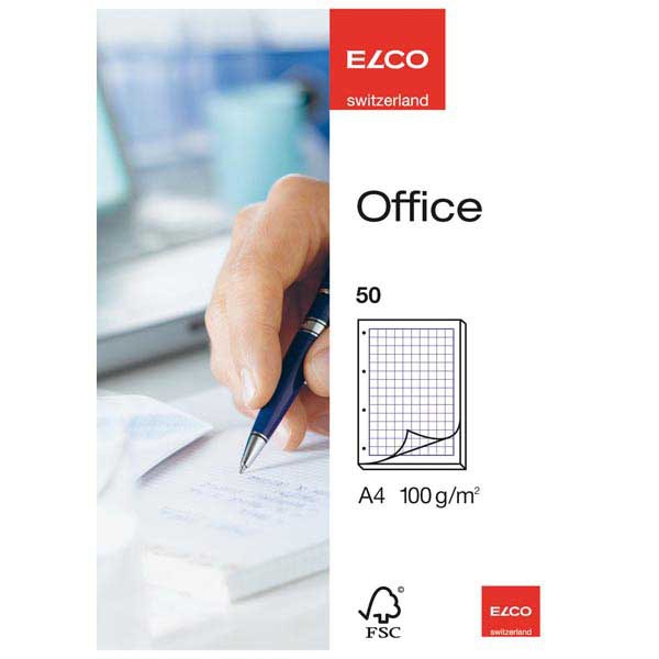 OFFICE PAD A4 4PUN HOLES 5MM 100GSM 50SH