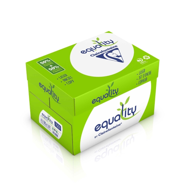 Kopierpapier Equality A3, 80 g/m2, 50 Recycling, PEFC, Packung à 500 Blatt