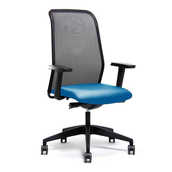 Prosedia Netline N157 chair with synchrone mecanism blue