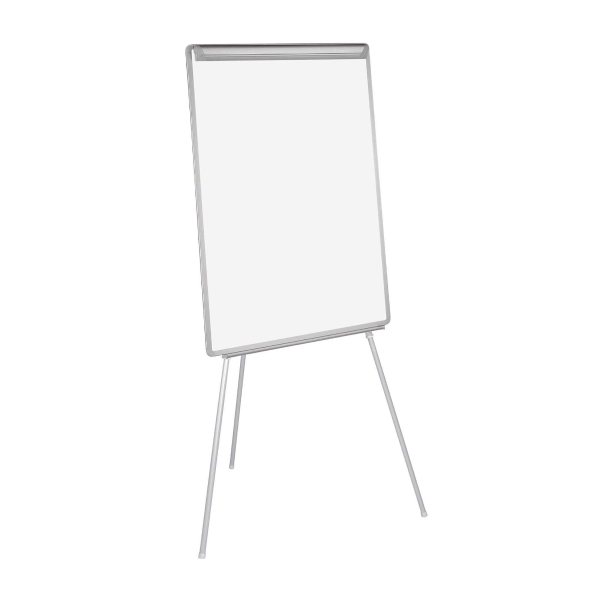 CHEVALET DE CONFERENCE EASY BI-OFFICE MAGNETIQUE SURFACE D'ECRITURE 70X102CM