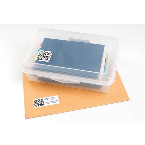 BOITE 875 ETIQUETTES IDENTIFICATION OPAQUES POUR CODE QR AVERY 35X35MM L7120-25