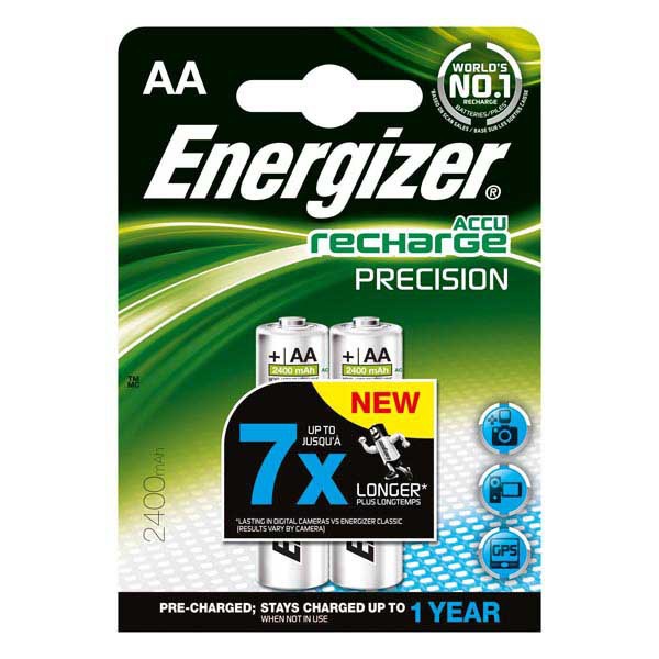 ENERGIZER RECHARGEABLE BATTERIES HR6/AA 2400MAH - PACK OF 2
