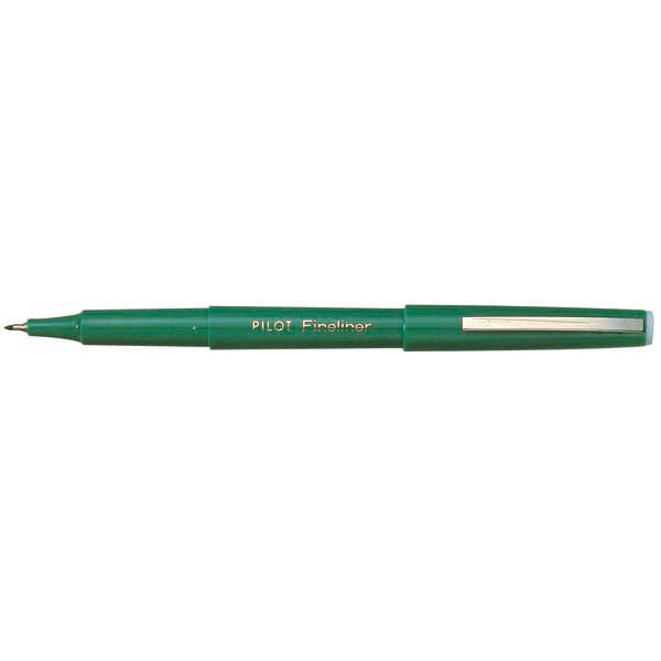 PILOT FINELINER POROUS TIP PEN, EXTRA-FINE POINT, GREEN