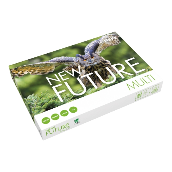 RAMETTE 500 FEUILLES PAPIER NEW FUTURE MULTI A3 75G BLANC PEFC