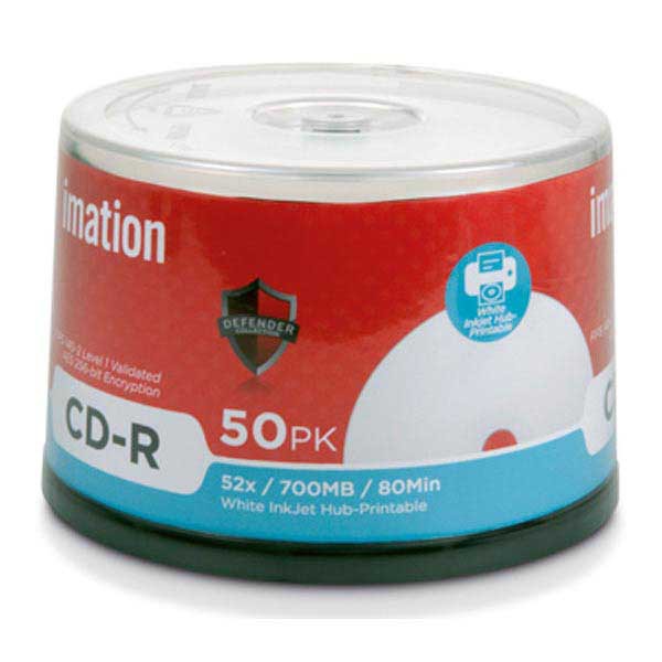 CD-R Imation 18647, 700MB, 80Min, 52x, Spindel mit 50 Stück