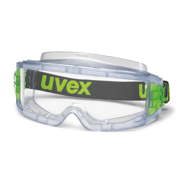 LUNETTES MASQUE UVEX ULTRAVISION 9301 TEINTE INCOLORE MONTURE GRIS TRANSPARENT