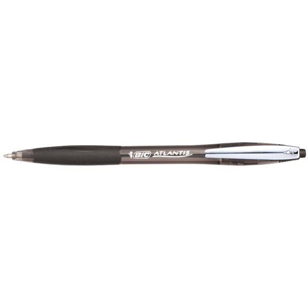 Kugelschreiber BiC Atlantis Soft, Strichbreite 0,4 mm, schwarz