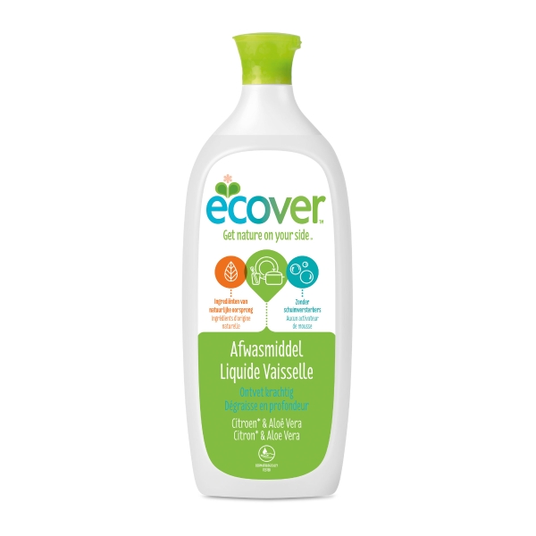 Ökologisches Handgeschirrspülmittel Zitrone & Aloe Vera Ecover, Flasche à 1 l