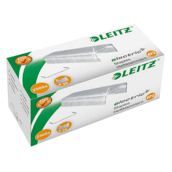 BOITE DE 2500 AGRAFES LEITZ 20E POUR AGRAFEUSE ELECTRIQUE 5533