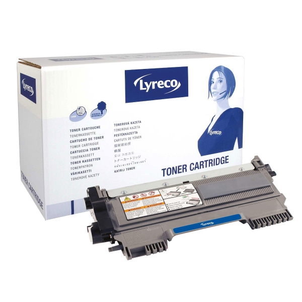 Cart. de toner Lyreco compatible avec Brother TN-2220, noir