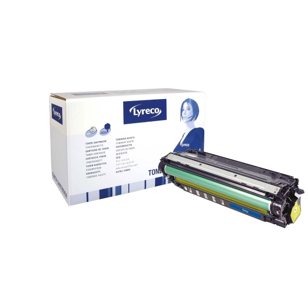 Toner Lyreco kompatibel zu HP CE272A, 15000 Seiten, yellow