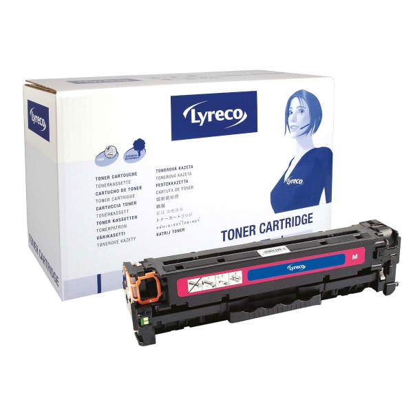 TONER LYRECO PER STAMPANTI HP LJ PRO300/400 - 2,6K MAGENTA