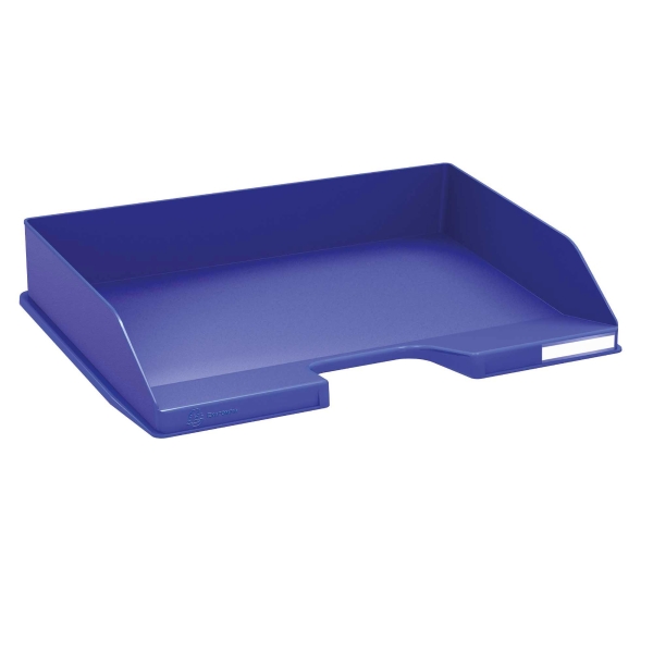 Exacompta Combo side load letter tray blue