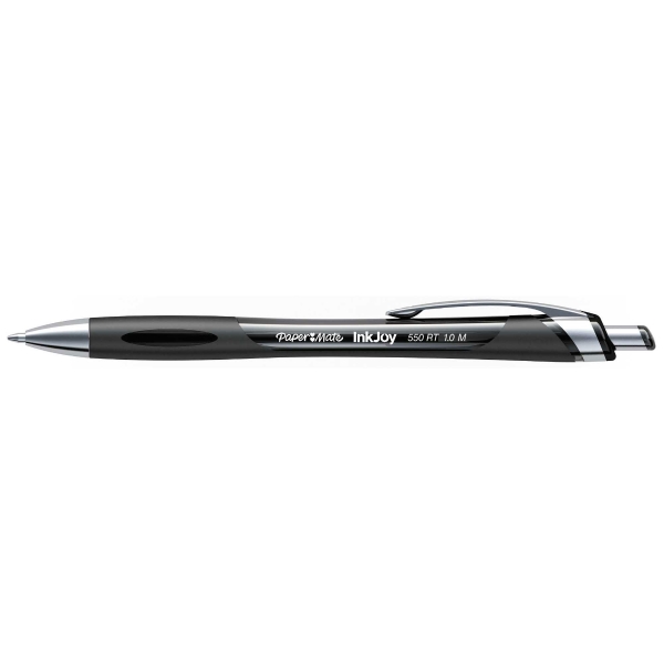 STYLO BILLE RETRACTABLE PAPERMATE INKJOY 550 RT 0,7 MM ENCRE ULV NOIR