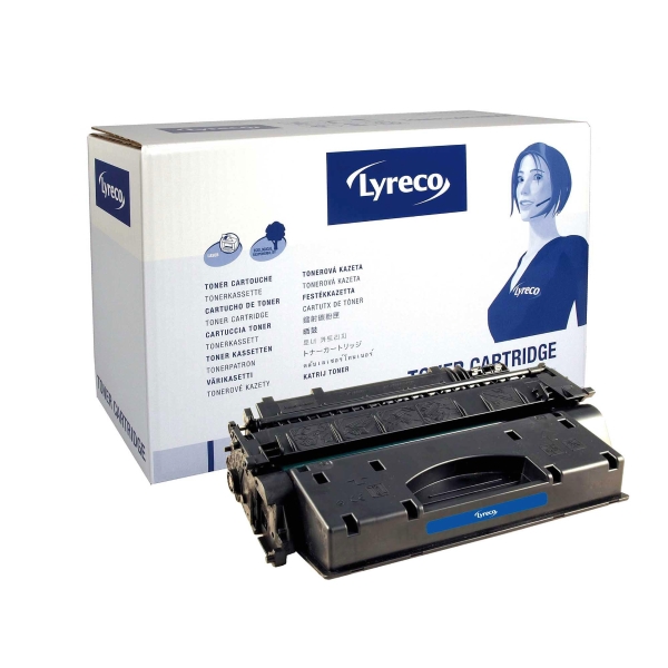 Toner Lyreco kompatibel zu HP CF280X, 6900 Seiten, schwarz