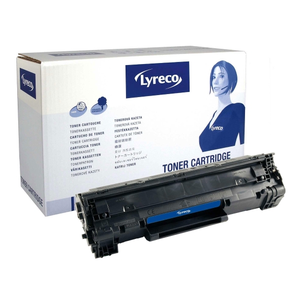 Toner Lyreco kompatibel zu Canon 3500B002, 2100 Seiten, schwarz