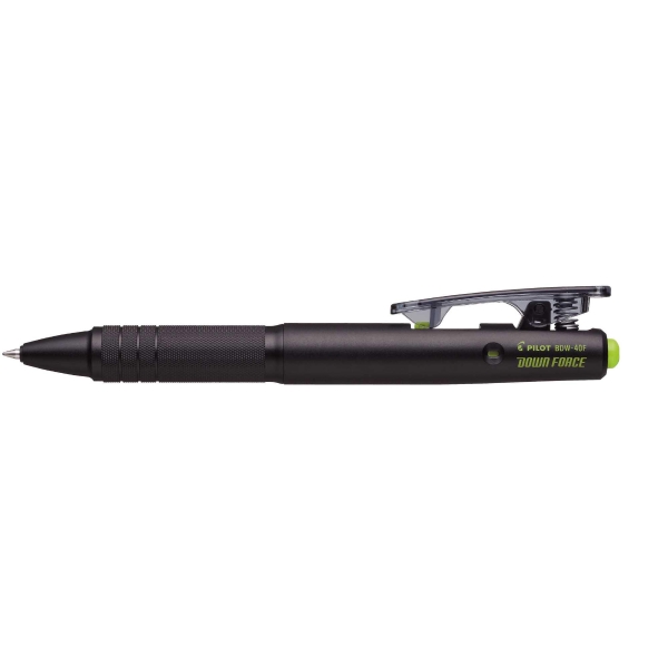 STYLO BILLE PILOT DOWN FORCE RETRACTABLE RECHARGEABLE CORPS NOIR ENCRE NOIR