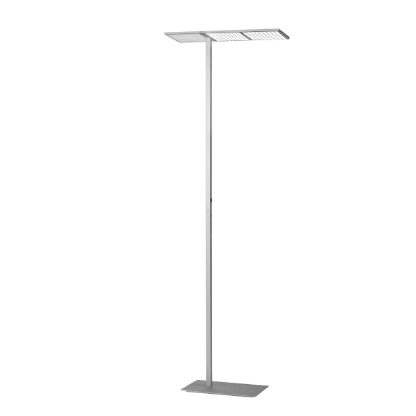 LED-Deckenfluter Unilux 885F45 Reverso, Höhe 184,5 cm, metallgrau