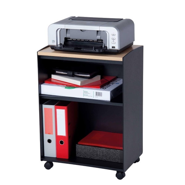 Paperflow fax or copy stand W 51,4 x H 72 x D 33 cm black