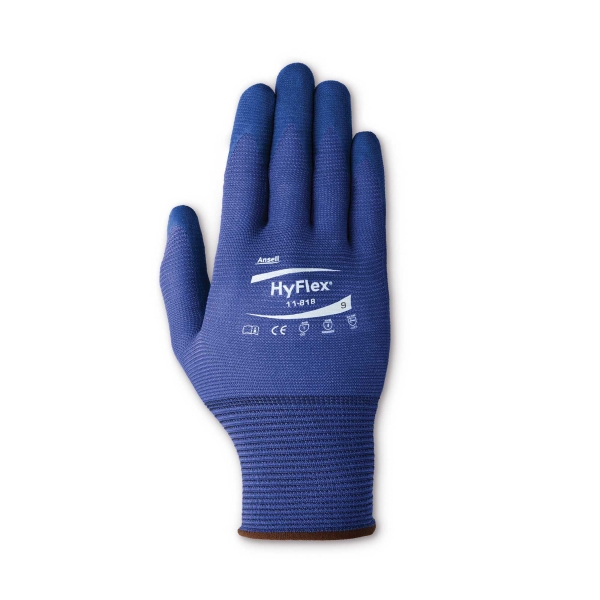 Ansell Hyflex 11-818 gants de sécurité de précision - taille 9 - 16 paires