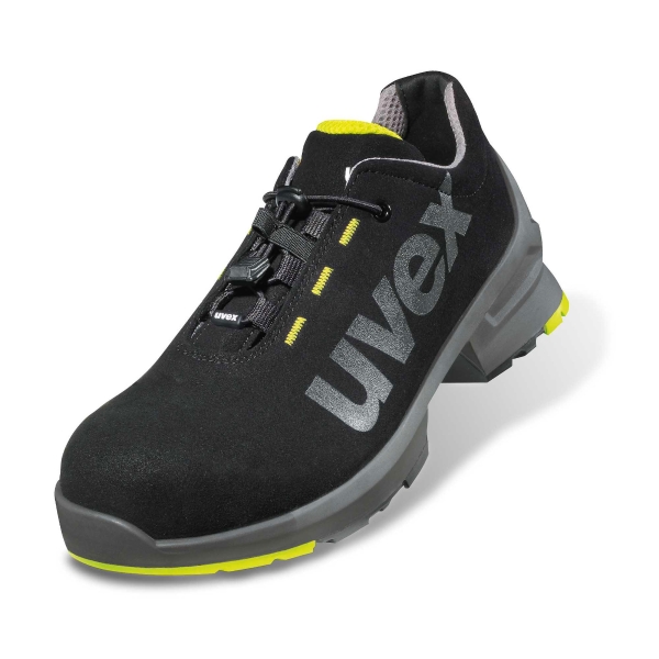 Uvex 1 Shoe 8544 S2 SRC, size 42, black/yellow