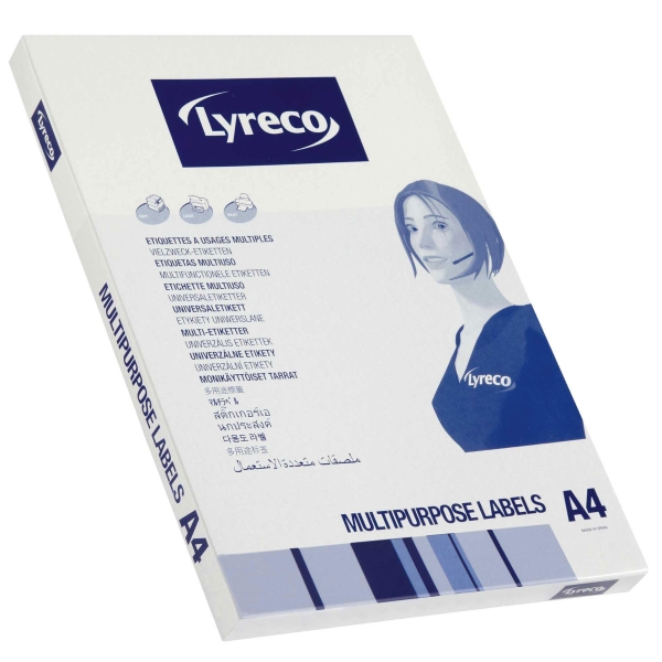 Lyreco multipurpose labels 63,5x46,6mm - box of 1800