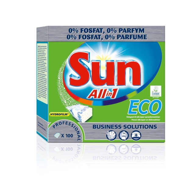 BOITE DE 100 TABLETTES LAVE-VAISSELLE SUN PRO ALL IN 1