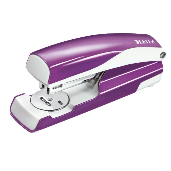 Cucitrice Leitz Wow 5502, 30 fogli, viola metallizzato.