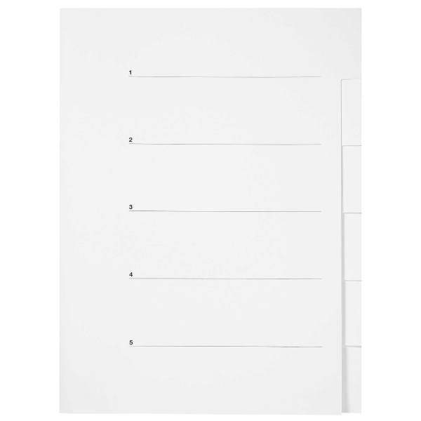 Trieur Biella Ready 5 compartiments blanc (331 405)