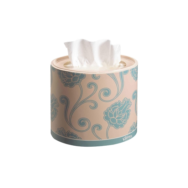 BOITE DE 64 MOUCHOIRS KLEENEX 8826 OVALE BLANC