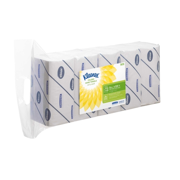 KIMBERLY CLARK HAND TOWELS INTERFOLDED WHITE PACK OF 620