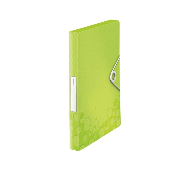 BOITE DE CLASSEMENT POLYPROPYLENE LEITZ WOW DOS 3CM VERT