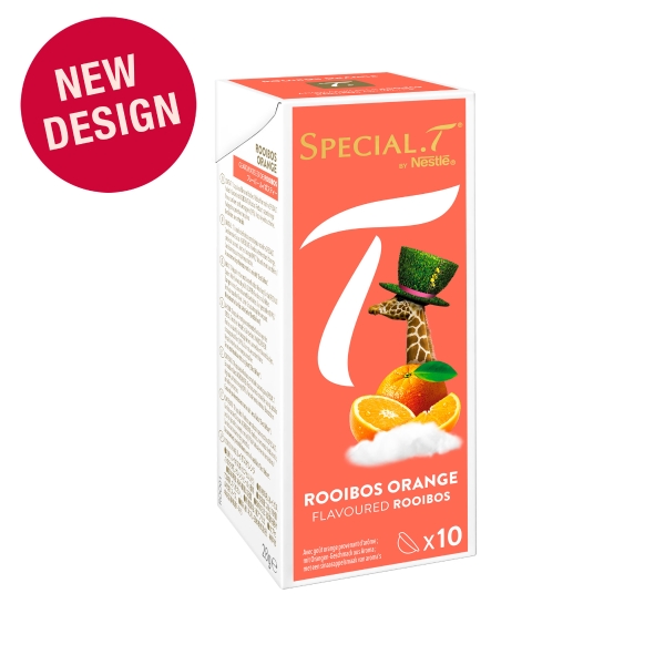 SPECIAL.T Rooibos Orange, tè rooibos aromatizzato, confezione da 10 capsula